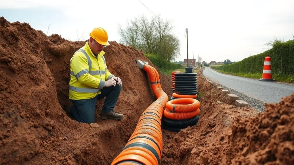 Electric Ducting Installation in Chestfield | Power Supply Cable Ducting